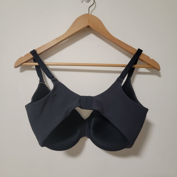 SKIMS Black Full Coverage Tshirt Demi Bra Nwt - Picture 2 of 3